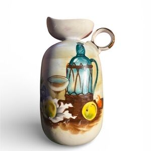 Hand Painted Still Life Japan Jug, Pitcher